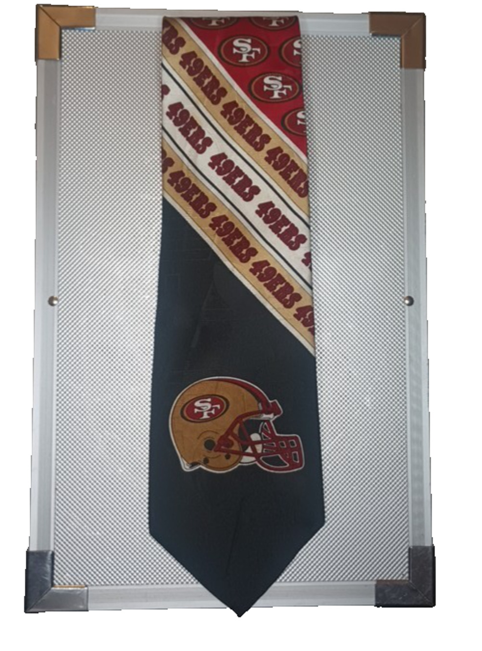 San Francisco 49ers 100% Silk Neck Tie Vintage 1996 NFLP Helmet Stripe 57 Inch